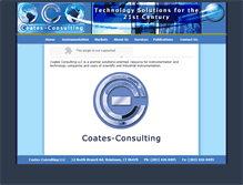 Tablet Screenshot of coates-consulting.com